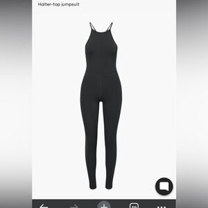 Aritzia Wilfred Light BlueHalter Jumpsuit